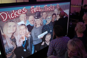 Dickes Fell - Digital Graffiti Wall und Photobooth von Urban Artists Urban Artists DGW im Maritim Hotel Berlin